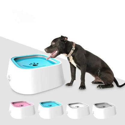 Dog Drinking Water Bowl Floating Non-Wetting Mouth Cat Bowl Without Spill Drinking Water Dispenser Plastic Anti-Over Dog Bowl