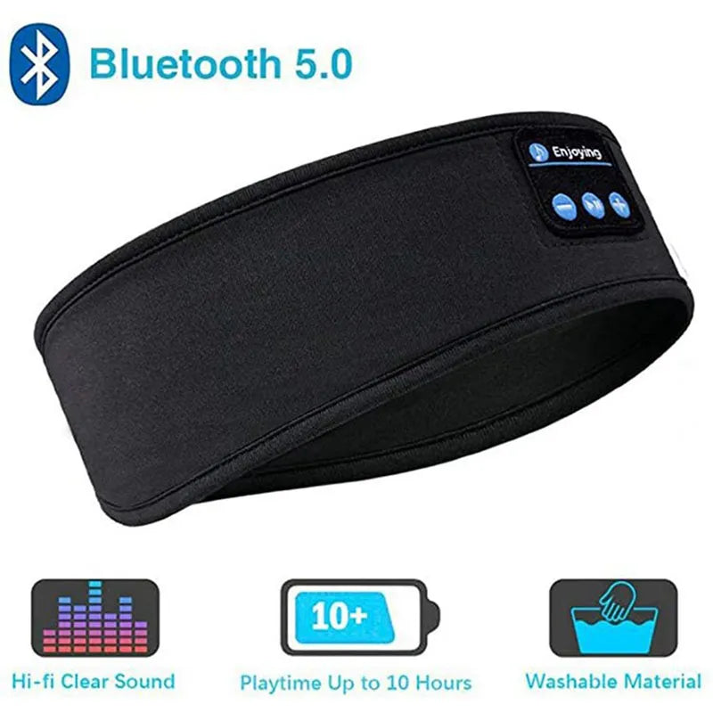 Original Wireless Bluetooth Headset Sport Sleep Headband 5.0