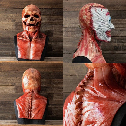 Double-layer Ripped Mask Bloody | Halloween Costume