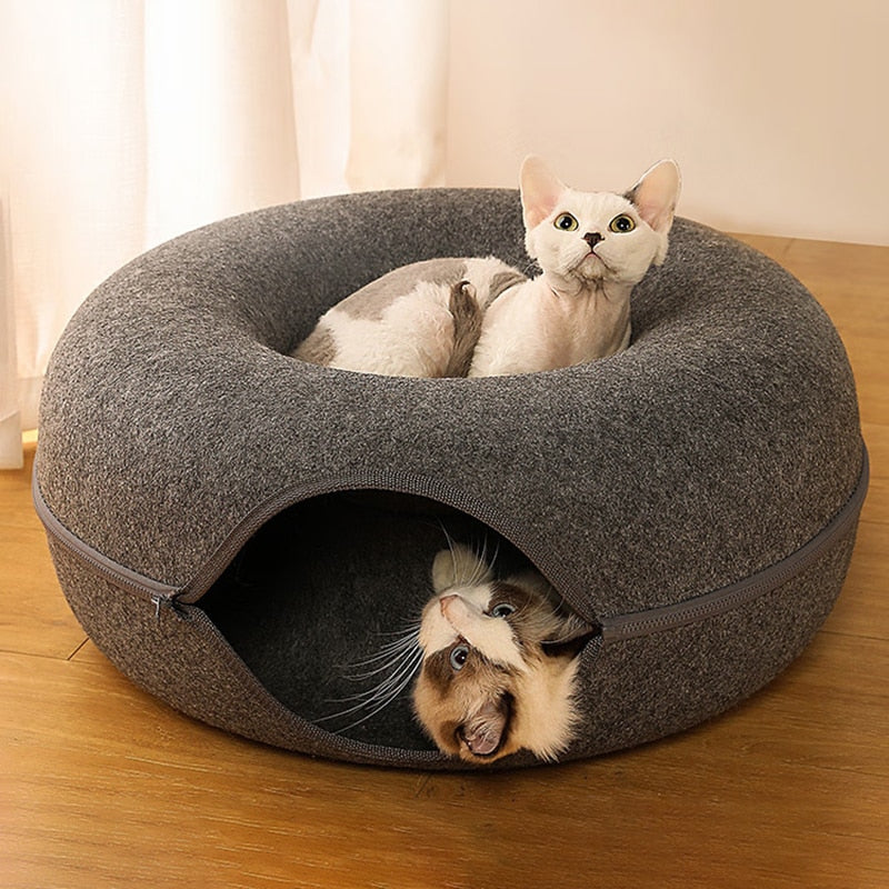 Donut Cave | The Irresistibly Cozy Donut Cave Cat Bed