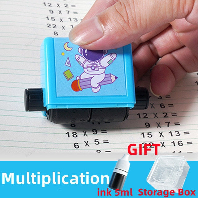 Math Roller Stamp