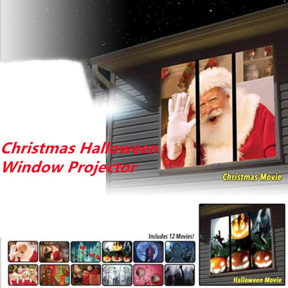 Halloween & Christmas Window Projector